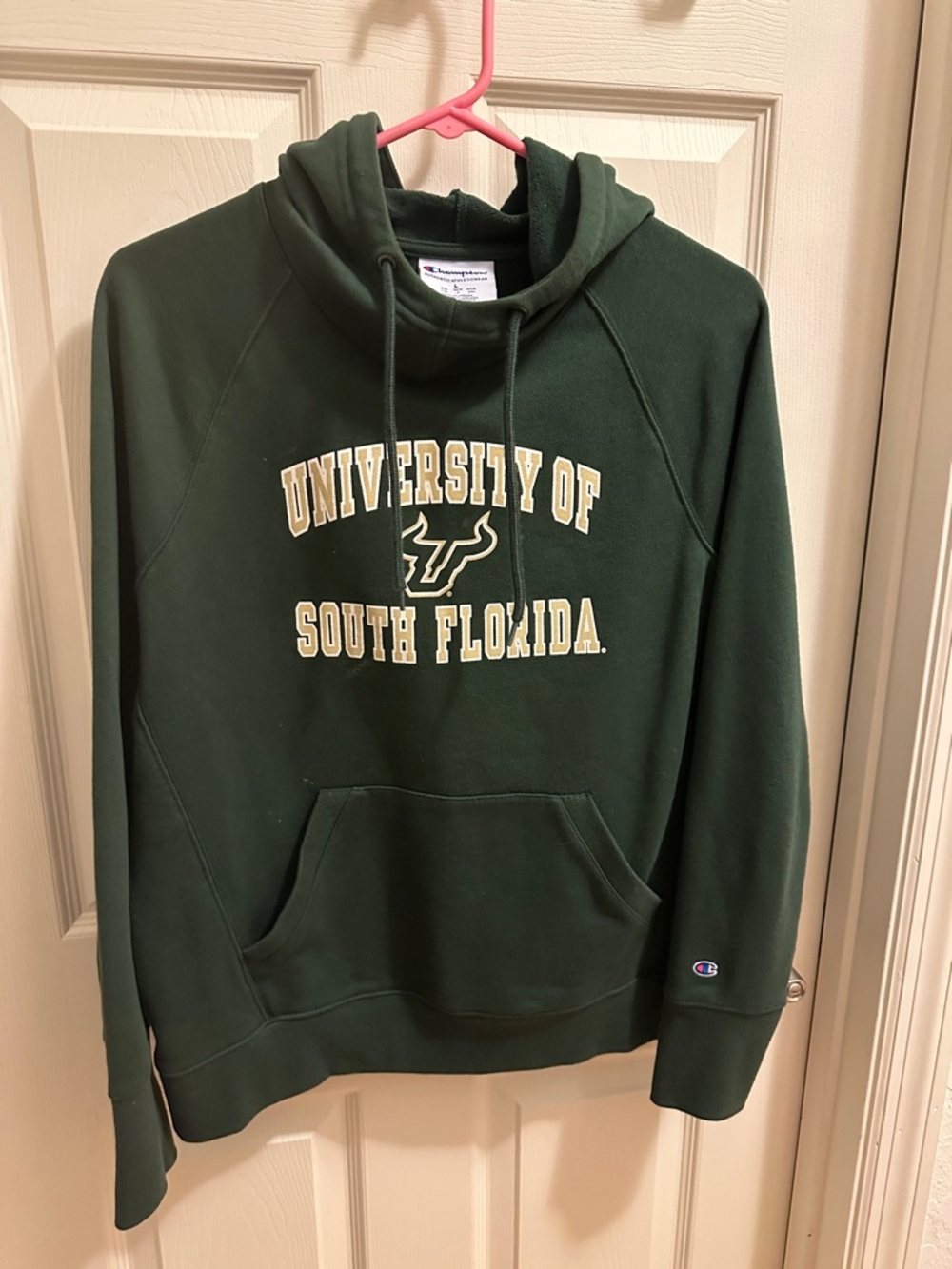 Champion Dark Green University of South Florida Pullover Hoodie
